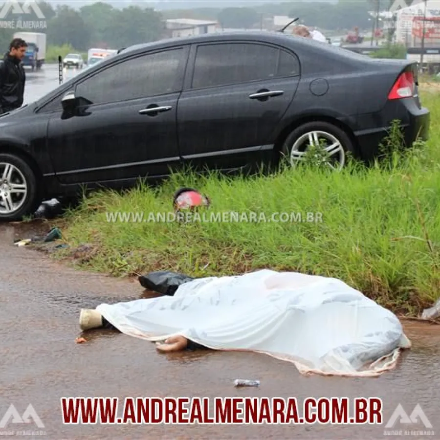 Rapaz assassinado no Branca Vieira em Maringá atropelou e matou um motociclista no ano passado
