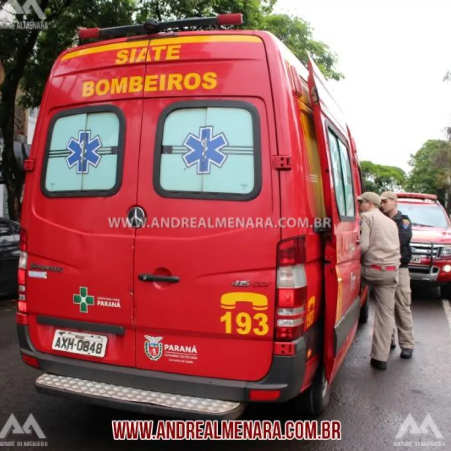 Criança fica ferida ao ser atropelada por automóvel em Maringá