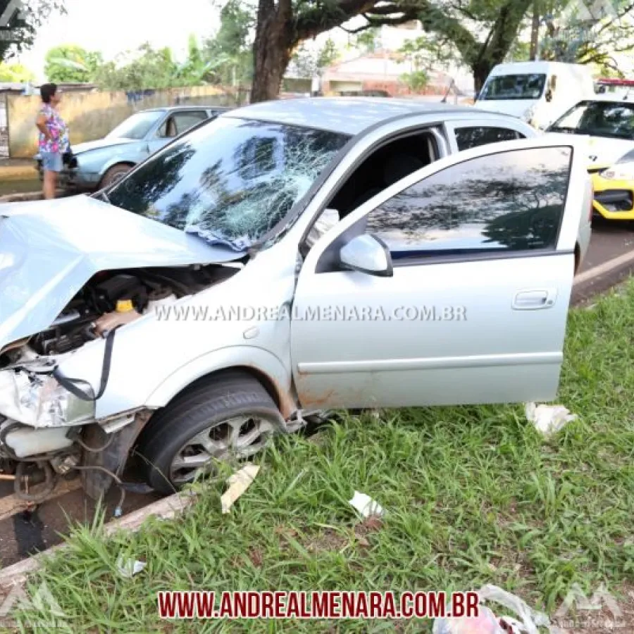 Motorista é espancado por causar uma série de acidentes em Maringá