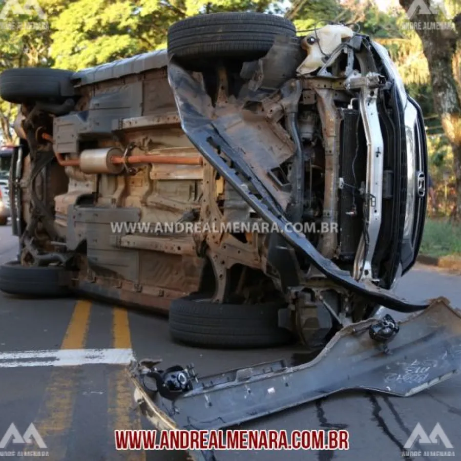 Idoso fica ferido em acidente na zona 5 em Maringá