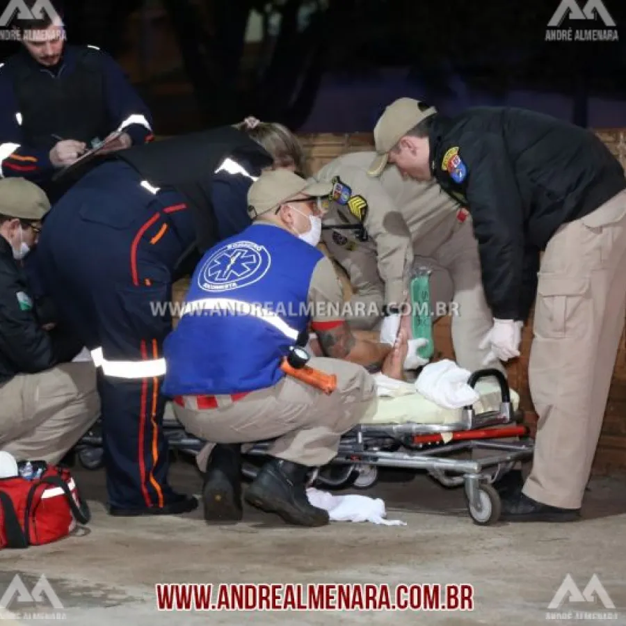 Rapaz fica ferido após ser baleado no Conjunto Rodolpho Bernardes
