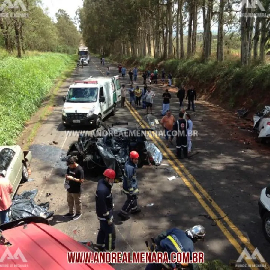 Cinco pessoas morrem de acidente na rodovia entre Iguaraçu e Santa Fé