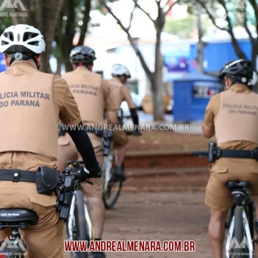 RP Bike prende mulher com notebook e pedras de crack em Maringá
