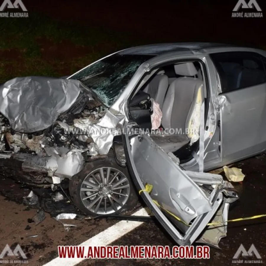 Três pessoas morrem de acidente na região de Mandaguari