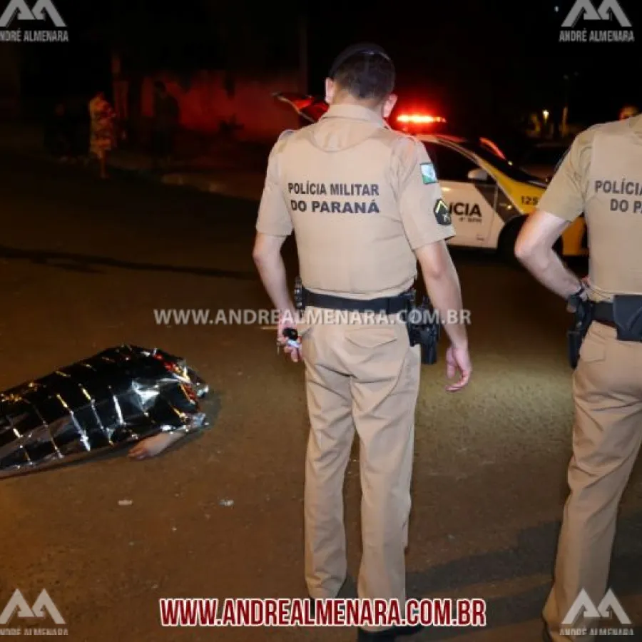 Motociclista é encontrado morto no Conjunto Requião em Maringá