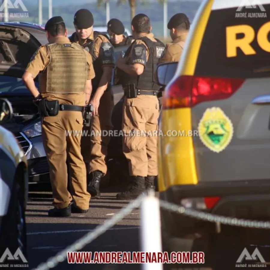 Munições de fuzil são encontradas em carro no aeroporto de Maringá