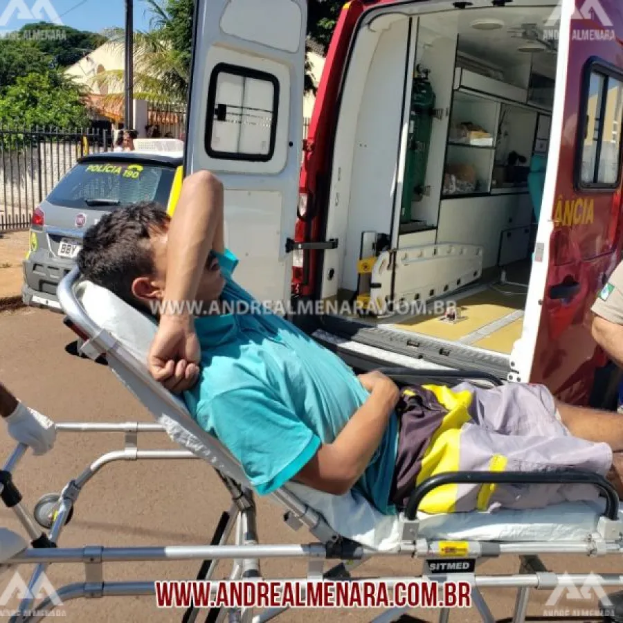 Rapaz é baleado em frente de sua casa em Maringá
