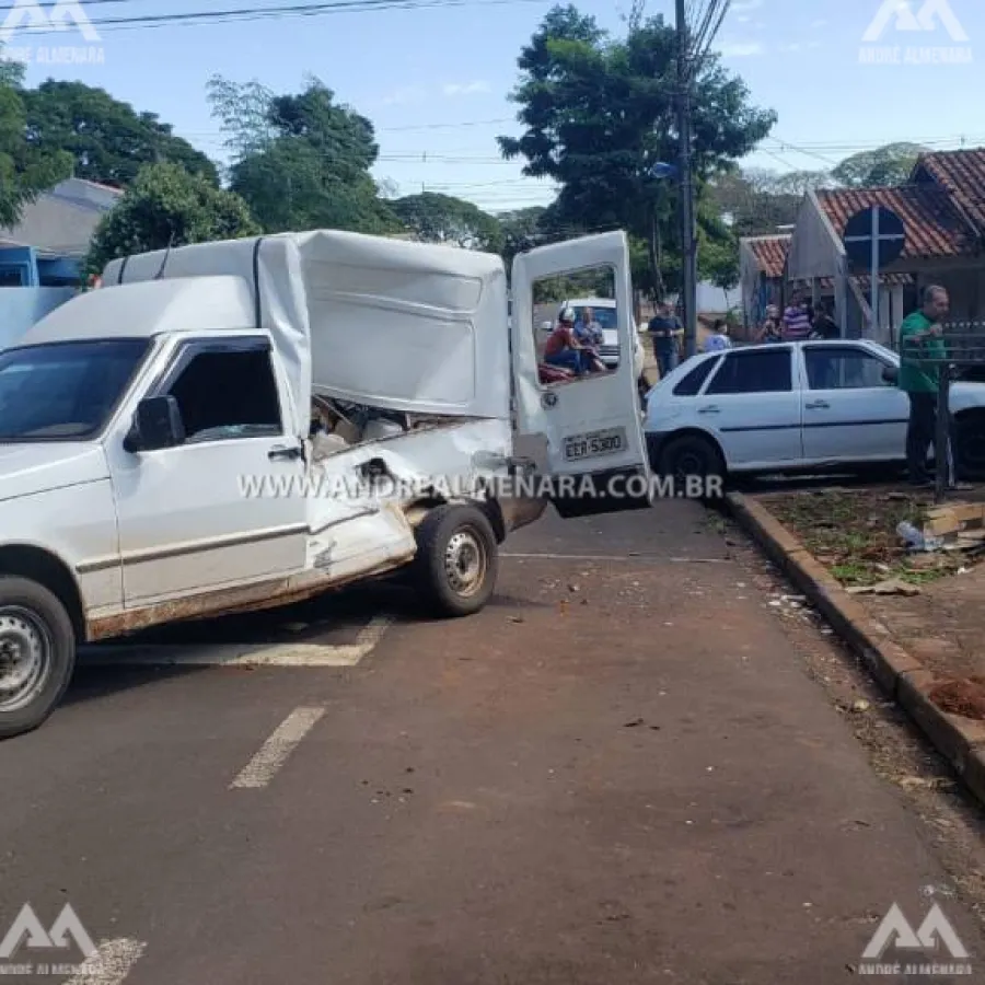 Acidente na Vila Esperança envolve três veículos e deixa uma pessoa ferida