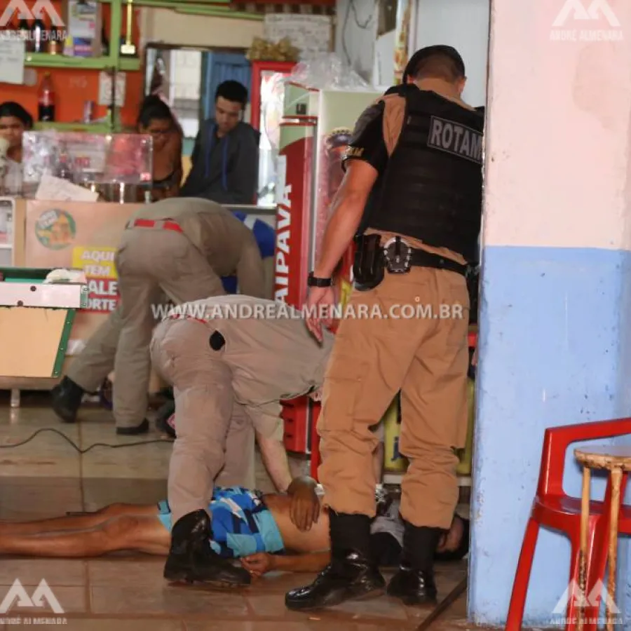 Dois homens são assassinados dentro de bar na cidade de Sarandi