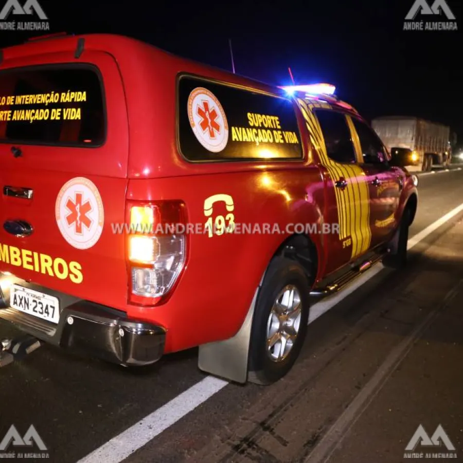 Ciclista morre no hospital após ser atropelado por caminhão na PR-317 em Maringá