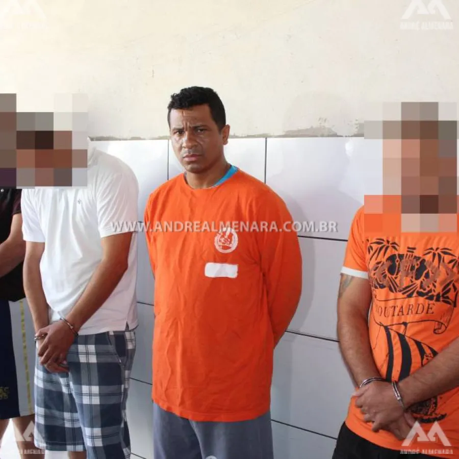 PM de Maringá prende ladrões que estavam tentando furtar cofre
