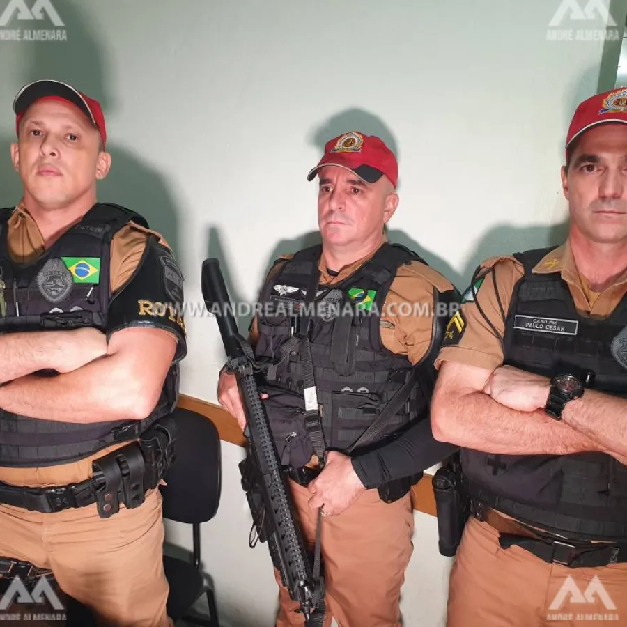 Bandidos de Paiçandu são presos após praticarem assalto contra empresário de São Jorge do Ivaí