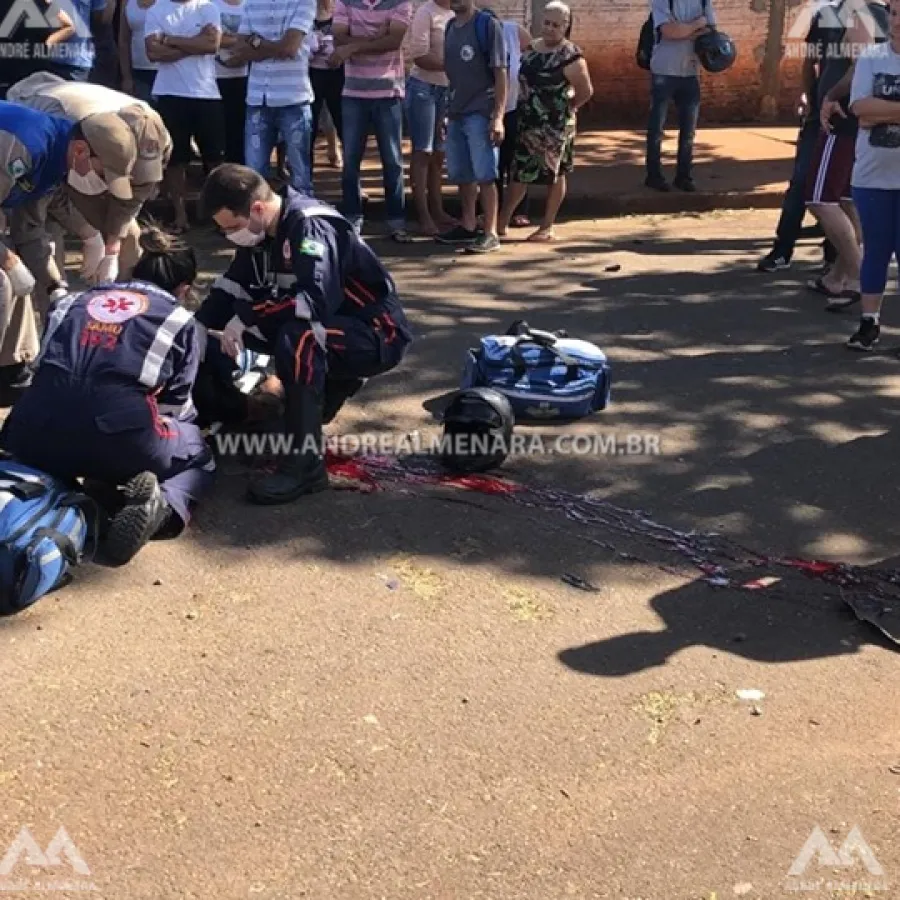 Motociclista morre de acidente no Parque Hortência em Maringá