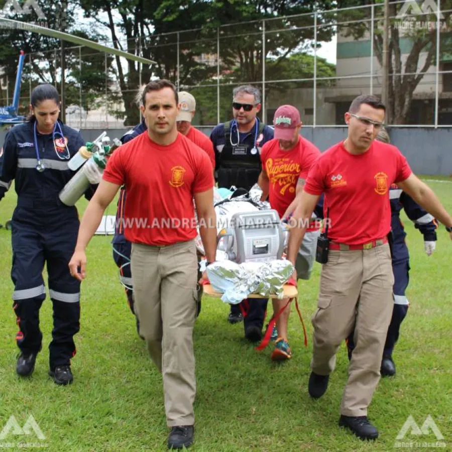 Serviço aeromédico do Samu de Maringá completa 1500 ocorrências