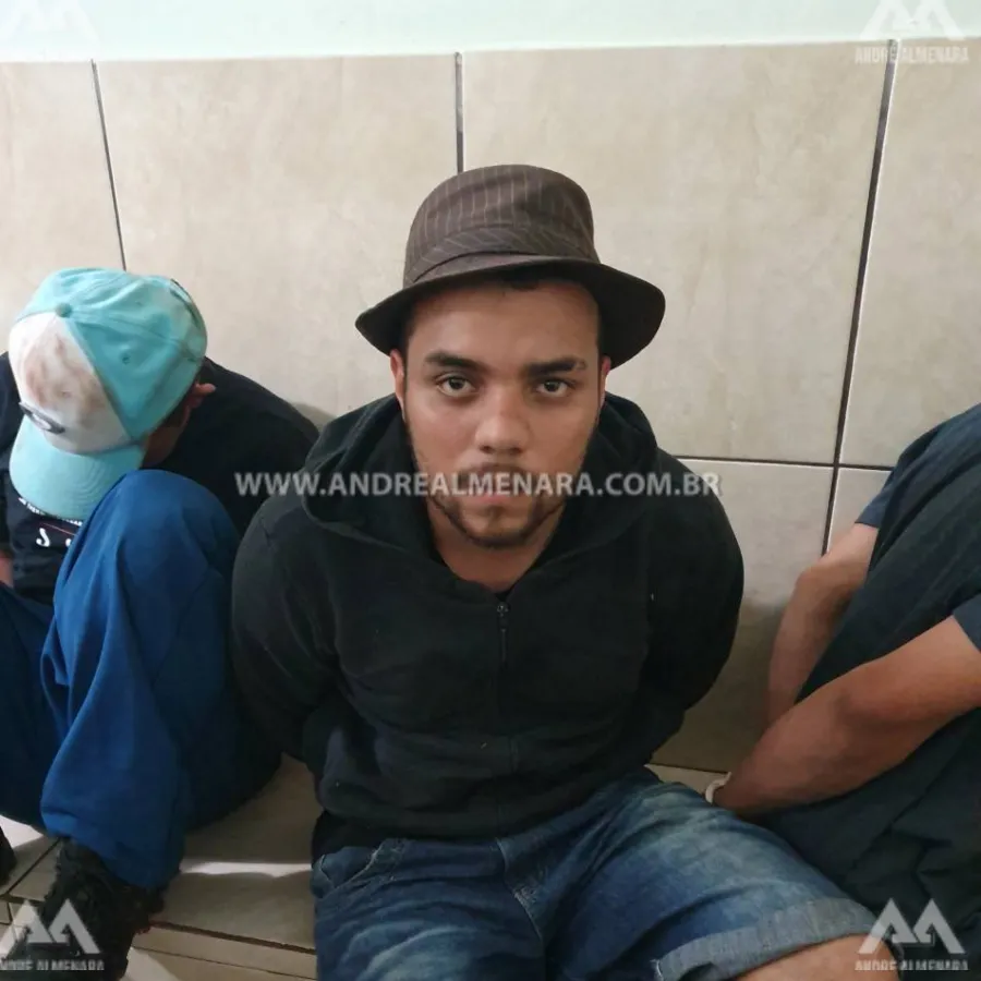 Bandidos de Paiçandu são presos após praticarem assalto contra empresário de São Jorge do Ivaí