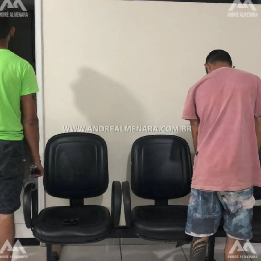 ROTAM de Mandaguaçu prende duas pessoas com quase 60 quilos de maconha
