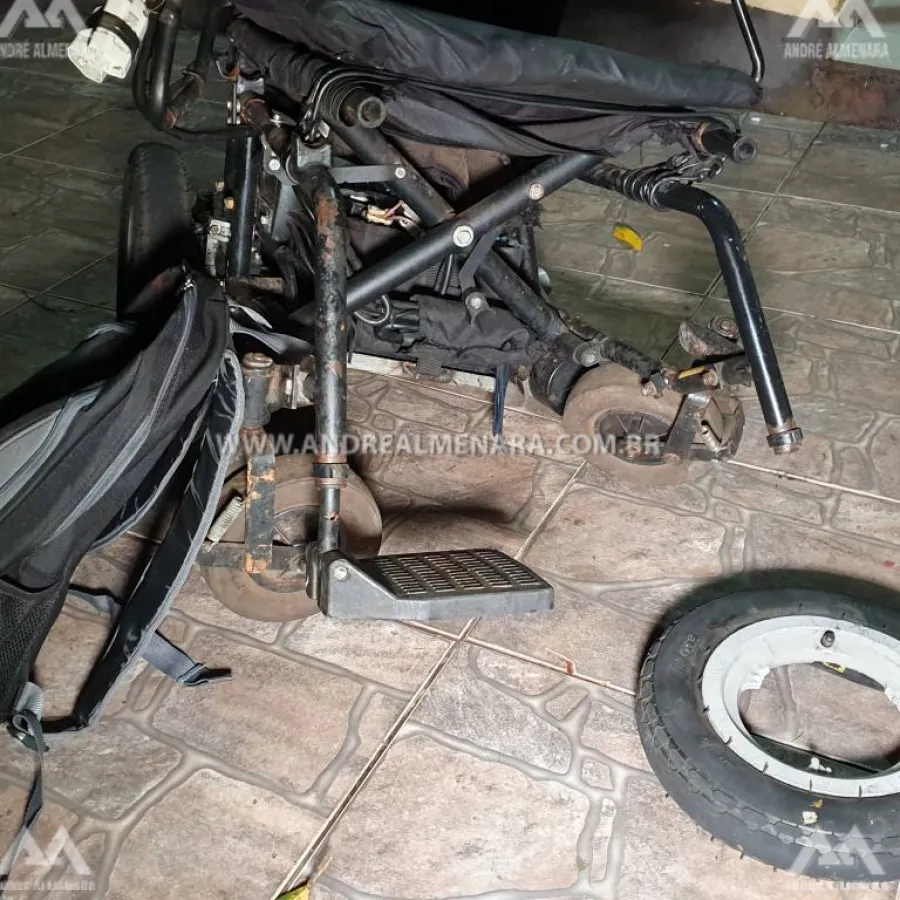 Motorista foge ao atropelar cadeirante e filha de cinco anos em Maringá