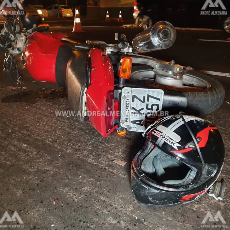 Motociclista morre ao sofrer acidente grave na Avenida Colombo em Maringá