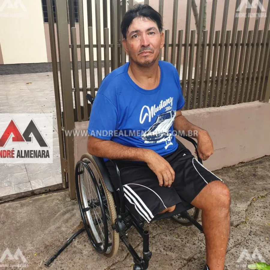 Cadeirante que sobreviveu após ser atropelado por carro faz apelo