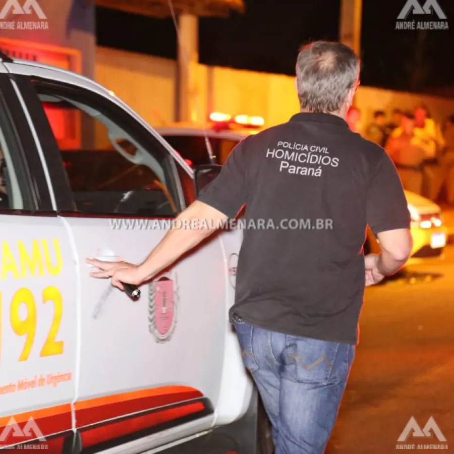 Carro usado em duplo homicídio em Maringá é encontrado e periciado