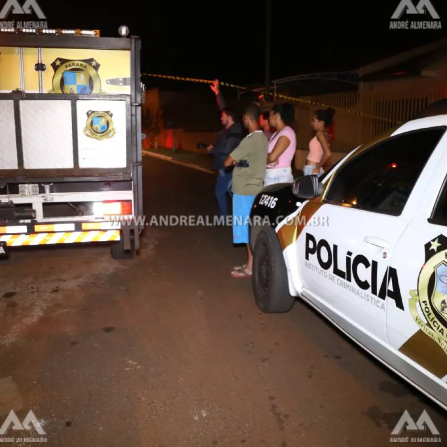 Carro usado em duplo homicídio em Maringá é encontrado e periciado