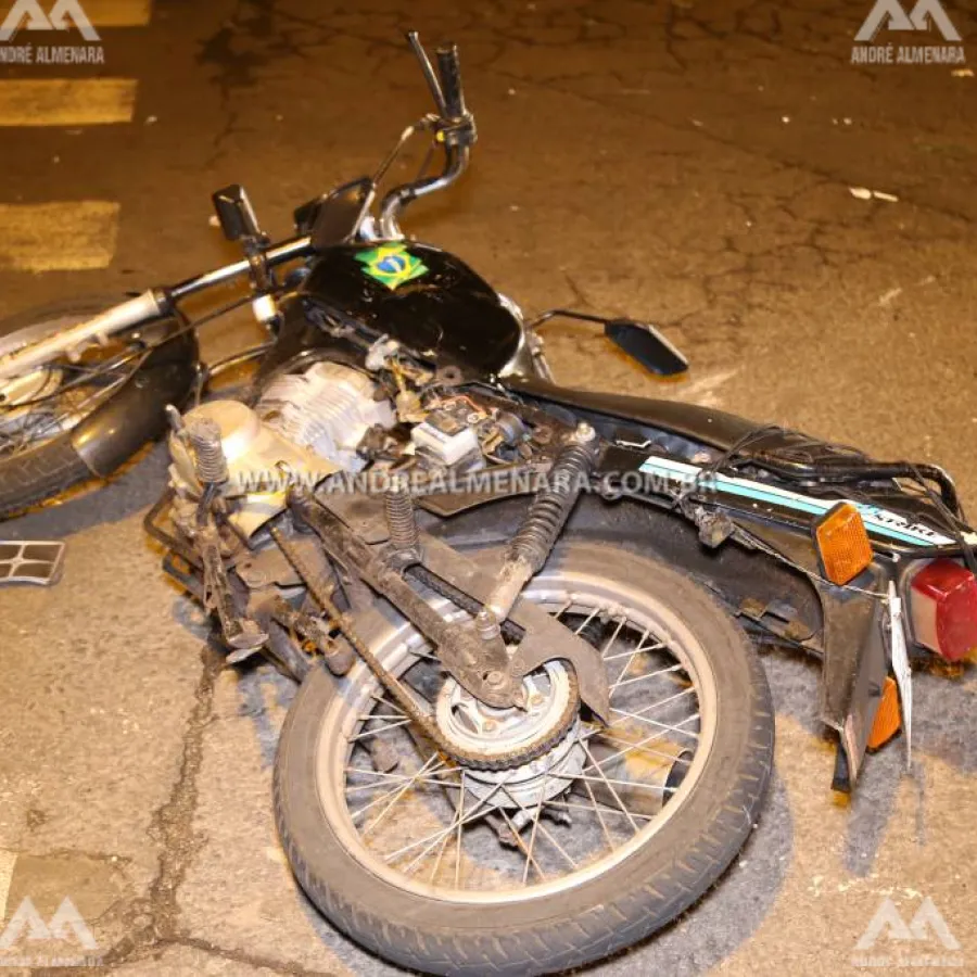 Dois adolescentes em uma moto provocam acidente grave na Avenida Tuiuti