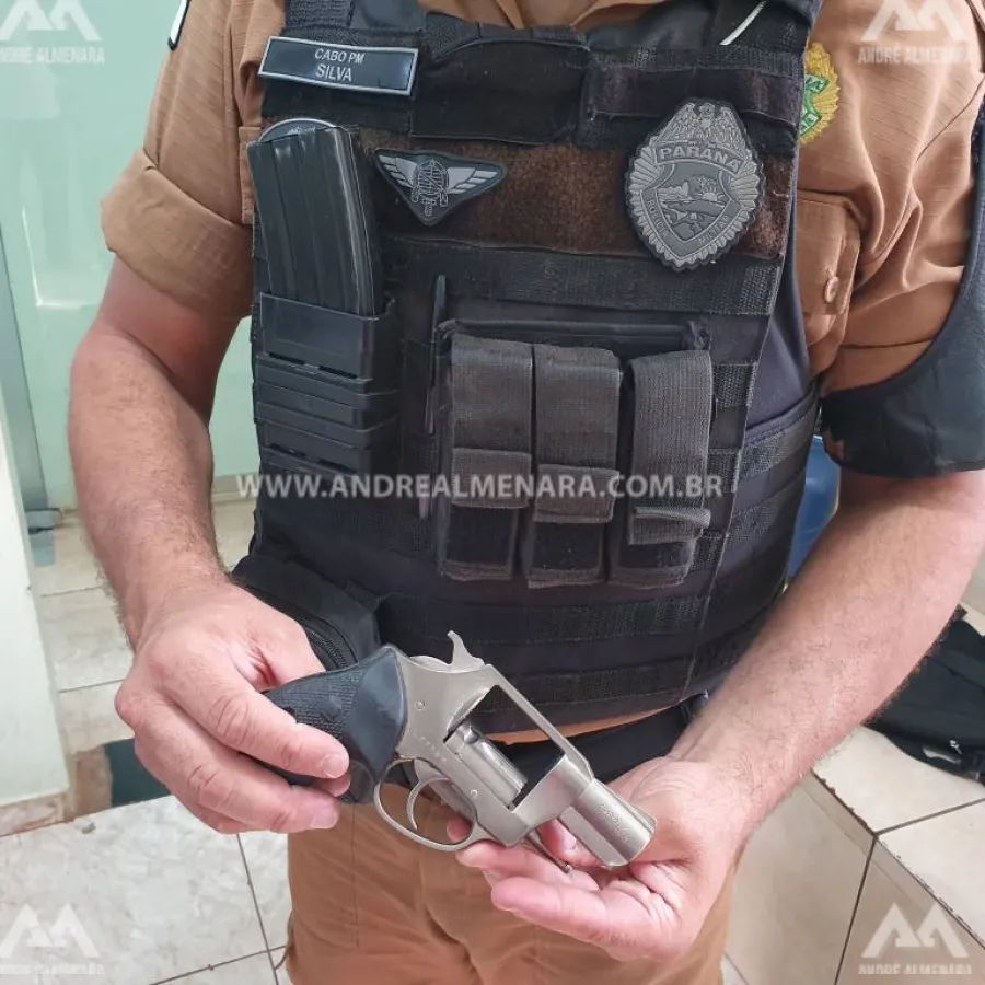 Homem é preso com arma de fogo e bloqueador de sinais em Maringá