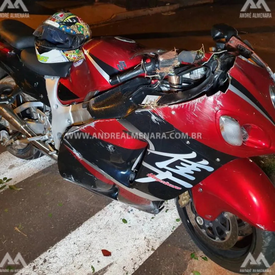 Motociclista atropela pedestre na faixa em avenida da Vila Esperança
