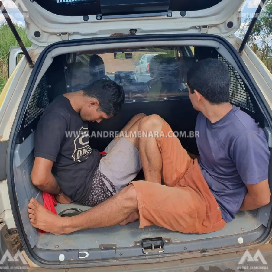 Dois foragidos da cadeia de Mandaguaçu são capturados pela PM