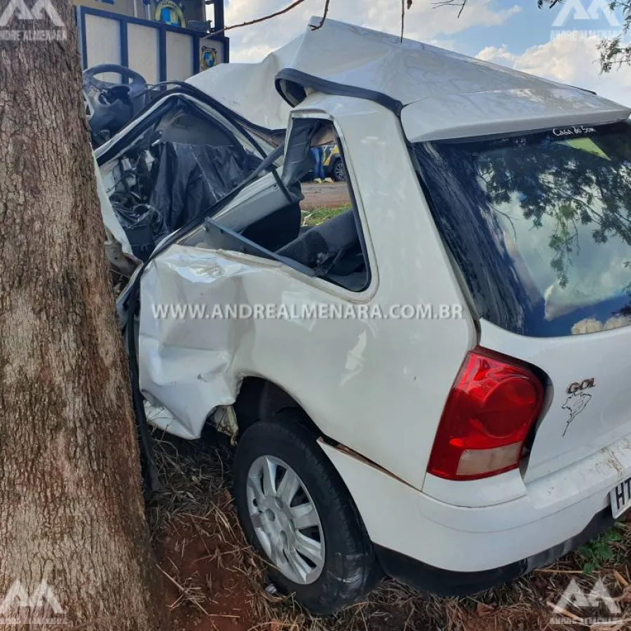 Sarandiense morre de acidente de carro na rodovia de Aquidaban