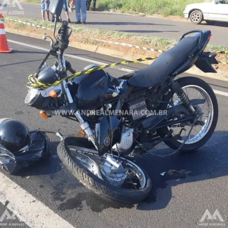 Morador de Iguatemi morre de acidente de moto na rodovia 376