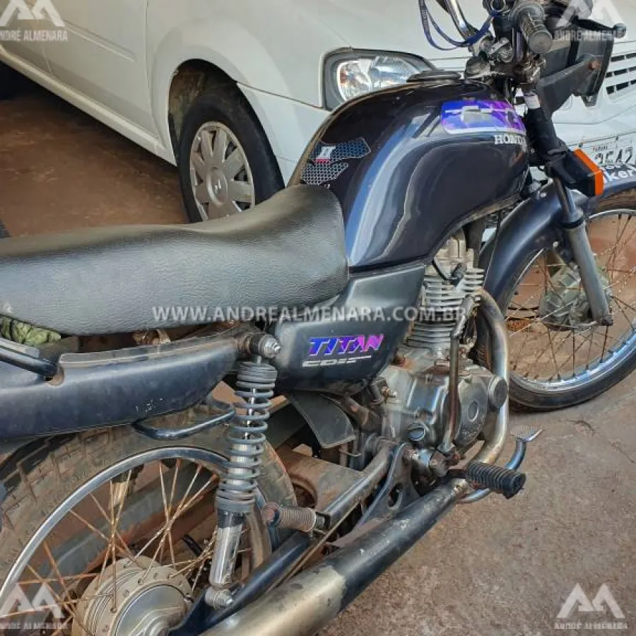 Moto furtada em Mandaguaçu é recuperada pela Polícia Civil