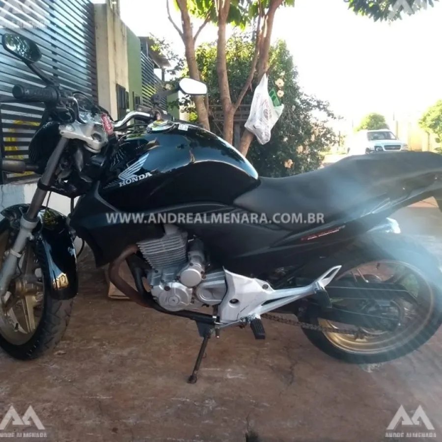 Moto furtada por dois criminosos de Paiçandu é localizada pela polícia