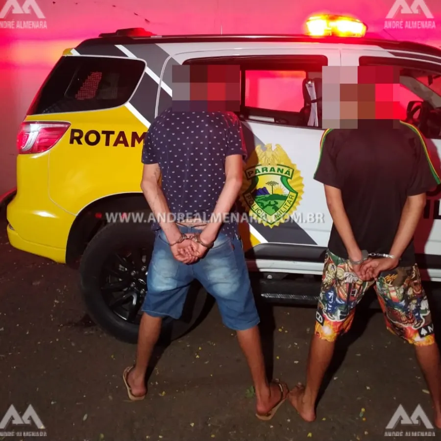 Adolescentes de Sarandi fazem arrastão no centro de Maringá e são detidos pela PM