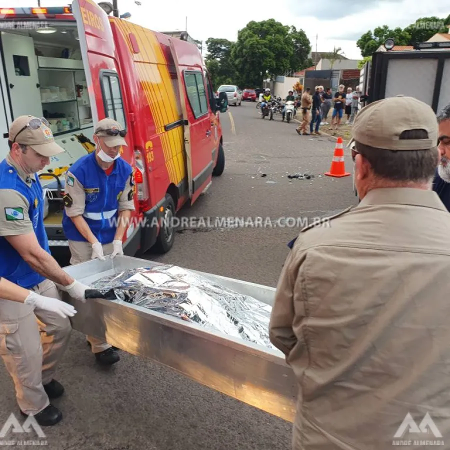 Imprudência mata outro motociclista em Maringá