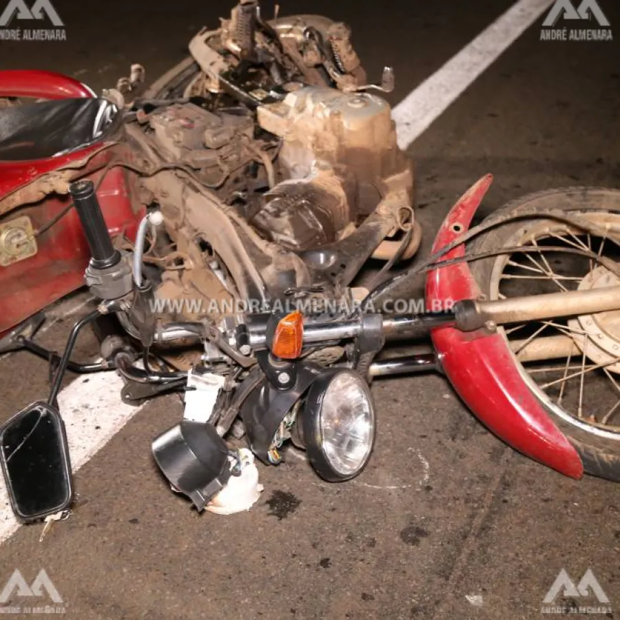 Motociclista fica ferido após ser atingido por carro na rodovia de Sarandi