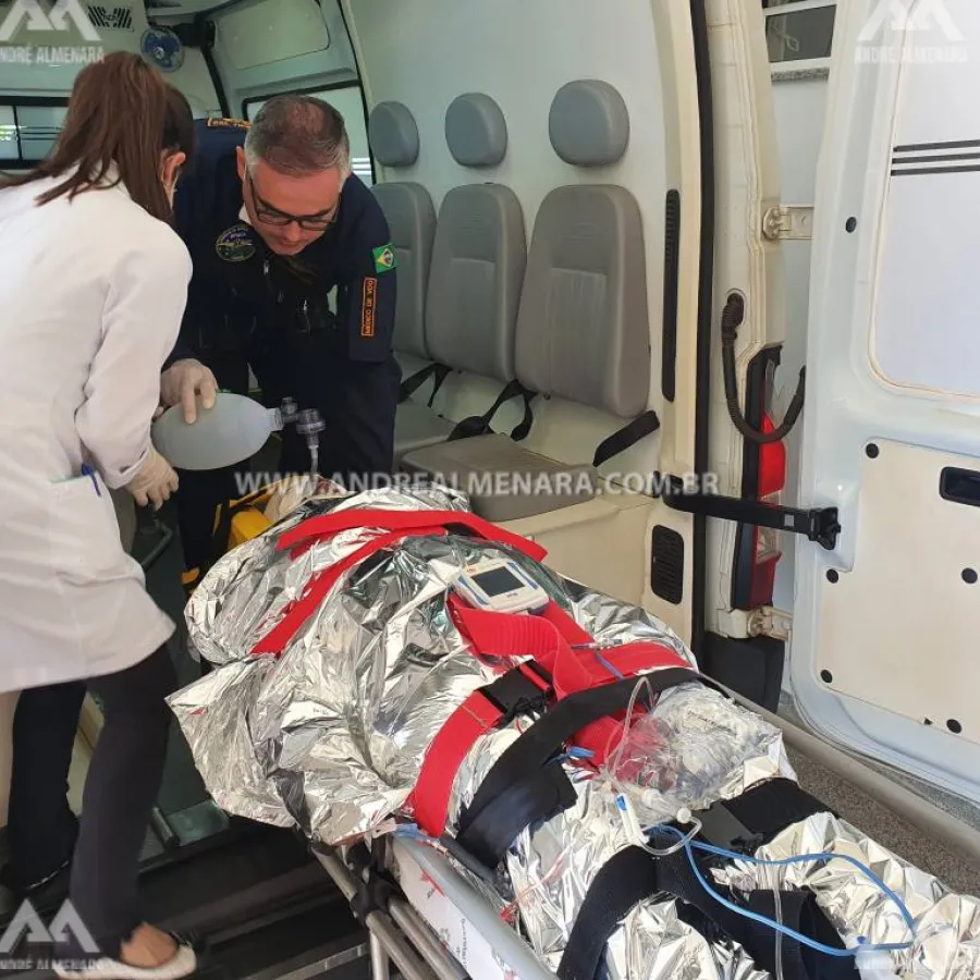 Mulher que teve corpo queimado durante explosão é transferida de hospital