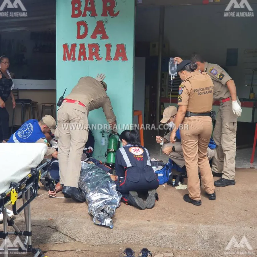 Homem fica gravemente ferido após ser esfaqueado em Maringá