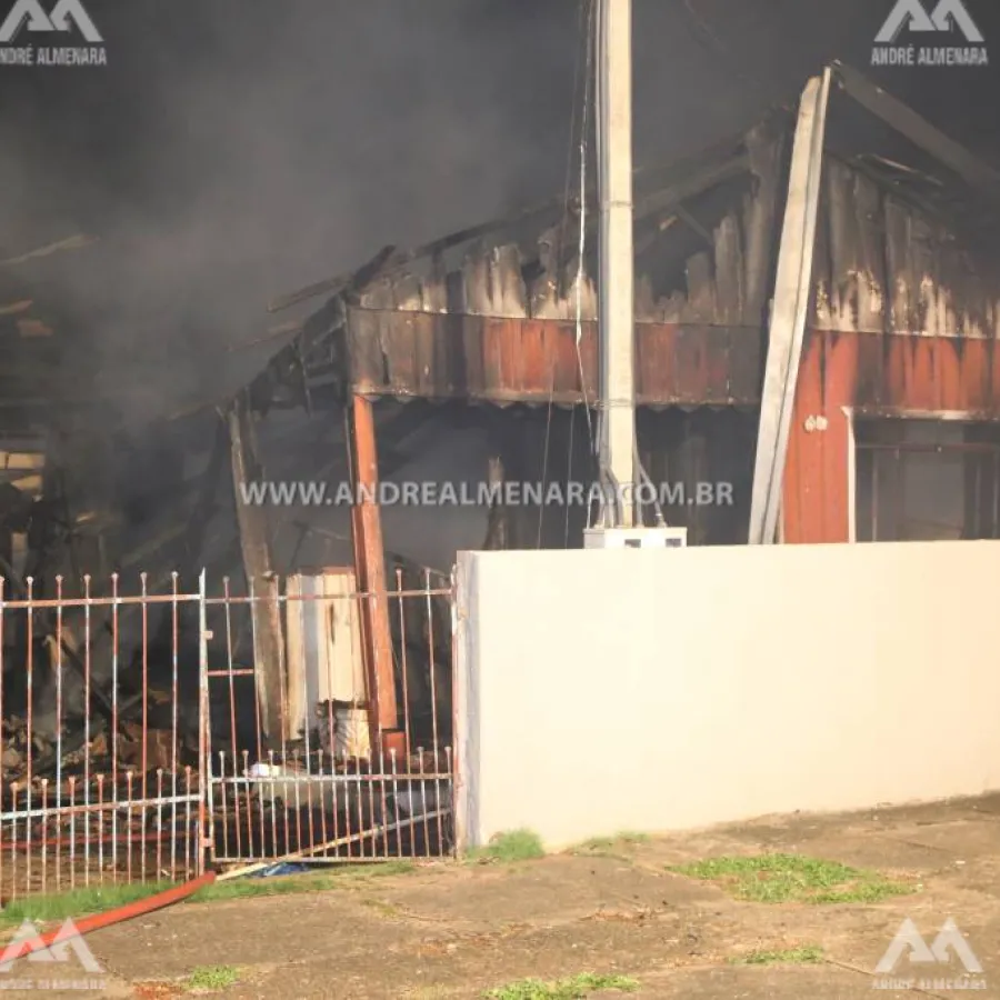 Polícia investiga suposto incêndio criminoso no Jardim Alvorada em Maringá