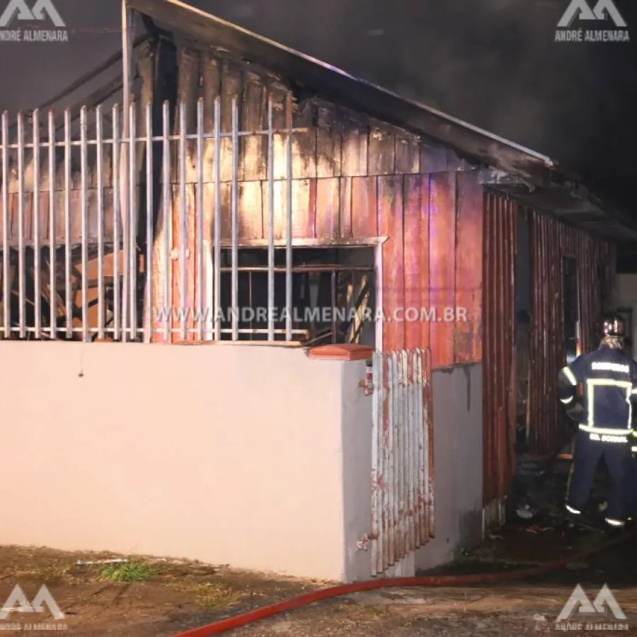 Polícia investiga suposto incêndio criminoso no Jardim Alvorada em Maringá