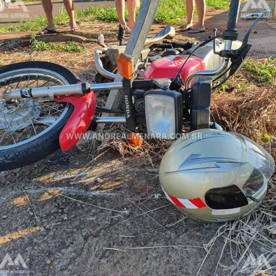 Motociclista fica em estado grave após acidente no Jardim Três Lagoas