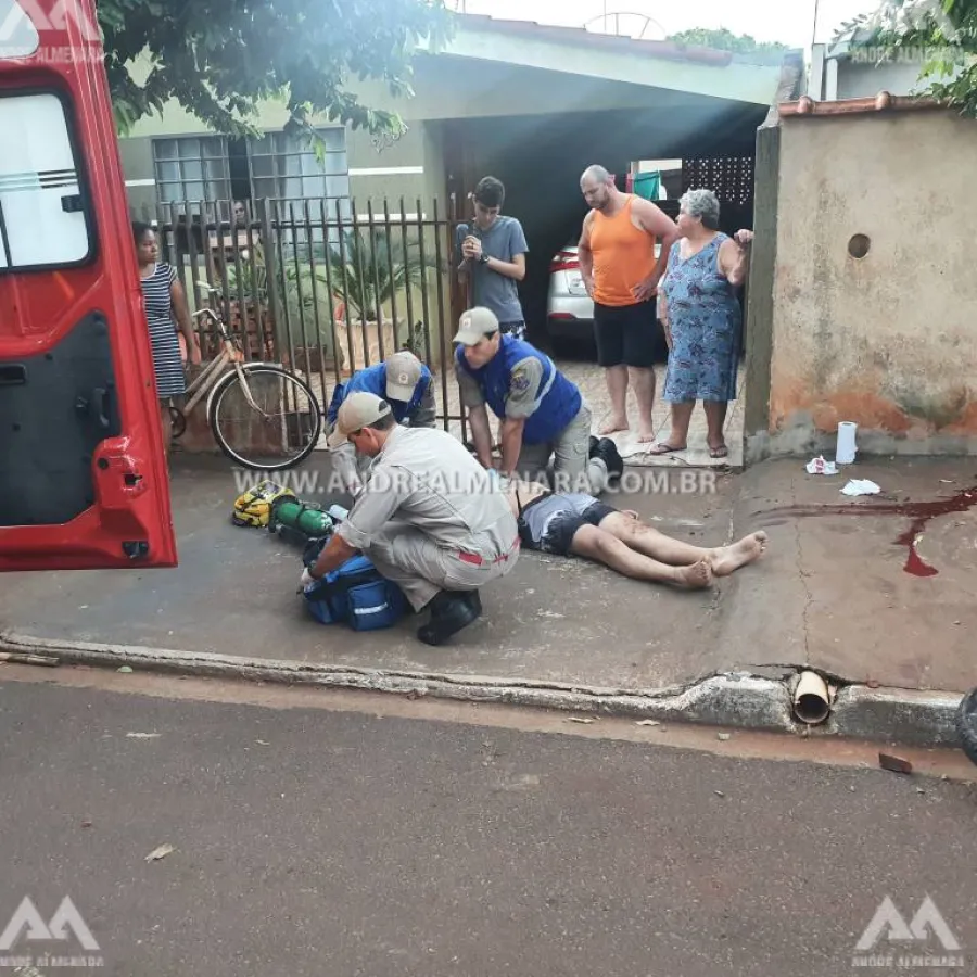 Motociclista que empinava moto sofre acidente gravíssimo em Paiçandu