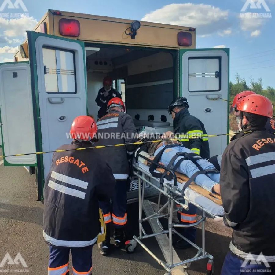 Sarandiense sofre acidente grave na rodovia de Mandaguaçu