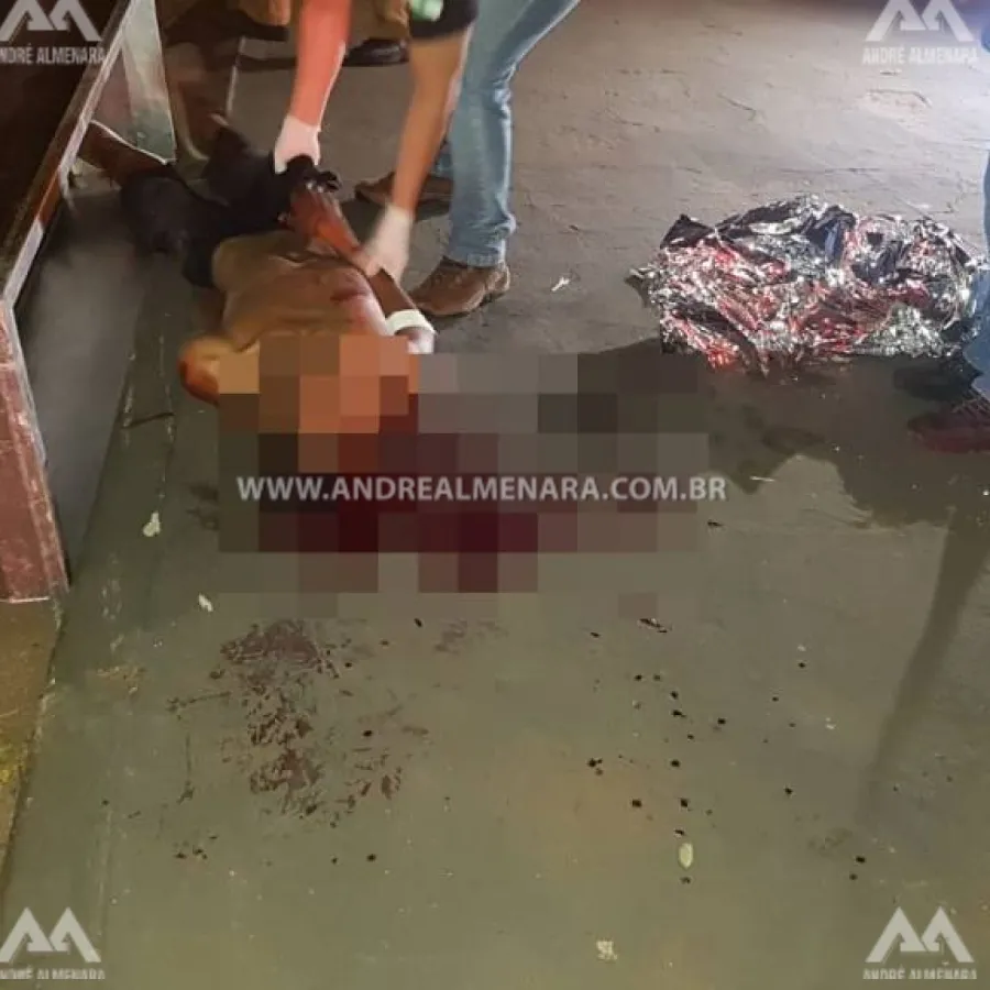 Homem de 33 anos é morto com golpes de faca em Maringá