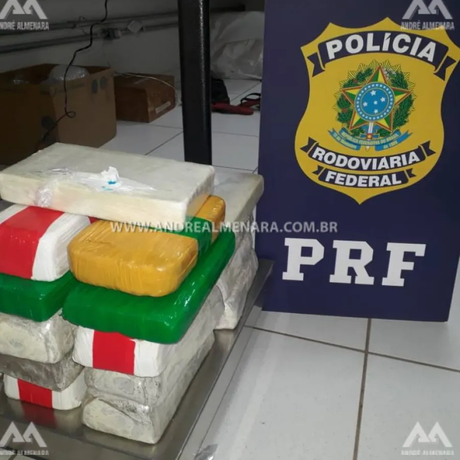 Polícia Rodoviária Federal apreende mais de meio milhão de drogas em Mandaguari