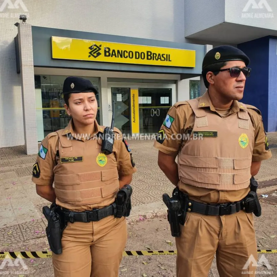 Suspeita de bomba em banco mobiliza Esquadrão Antibombas de Curitiba