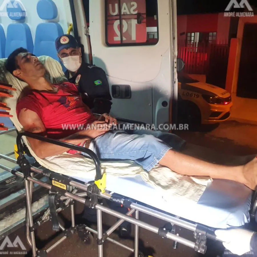 Homem é ferido por várias facadas na casa da namorada em Maringá