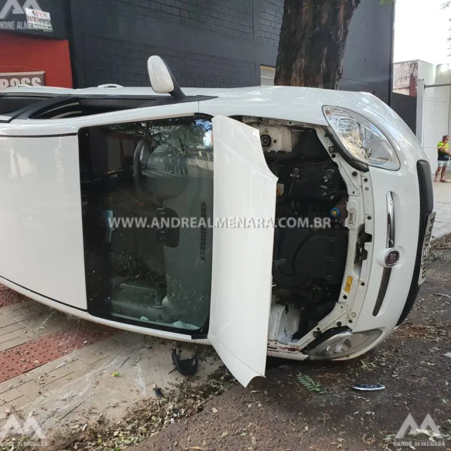 Duas mulheres ficam feridas em acidente na zona 7 em Maringá