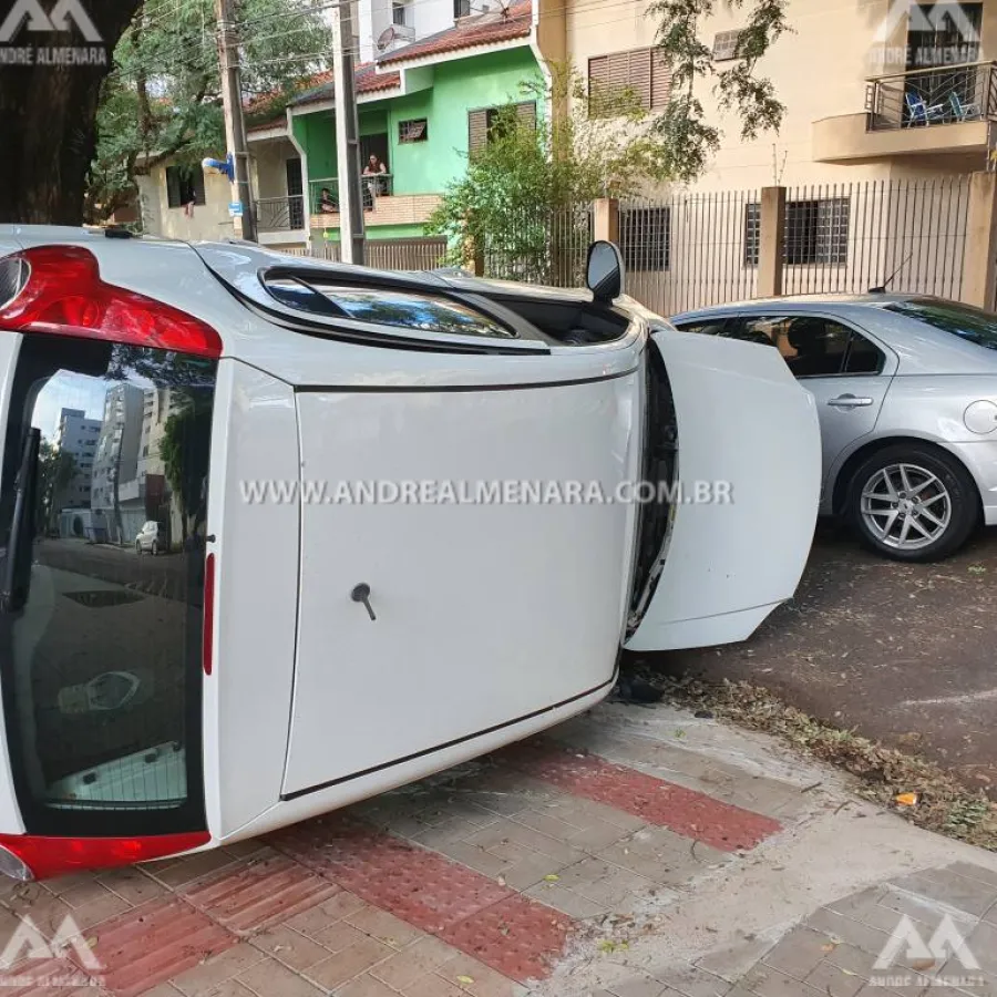 Duas mulheres ficam feridas em acidente na zona 7 em Maringá