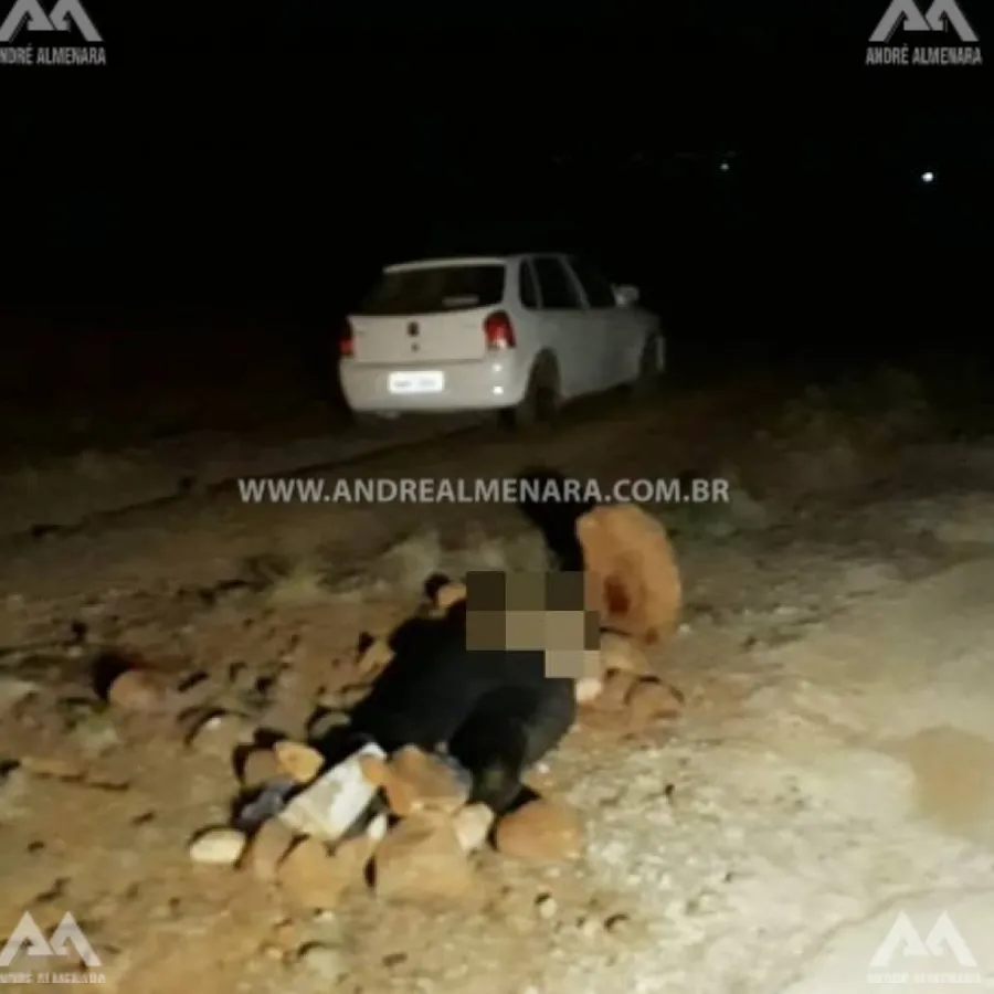 Mulher é assassinada a pedradas em estrada rural na cidade de Maringá